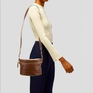 Chanel Brown Caviar Leather Camera Bag